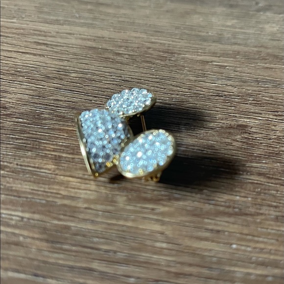 DISNEY-Vintage Gold & Crystal Mickey Ears PIN - Picture 7 of 9